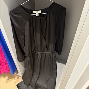 H by Halston Elegant Black Long Sleeve Dress